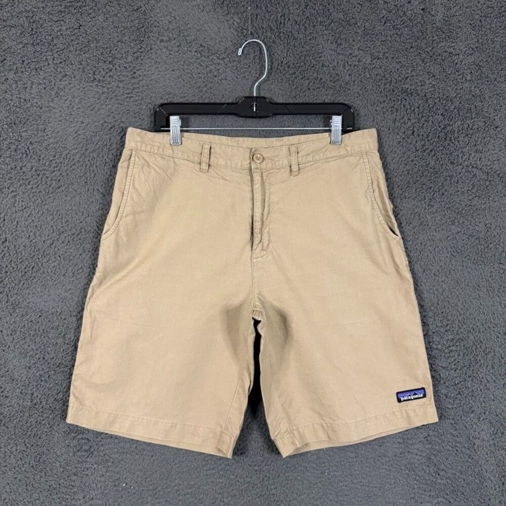 Patagonia Shorts Mens 34 Brown Lightweight All Wear Hemp Blend Lightweight